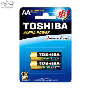 باتری قلمی سوپر آلکالاین توشیبا  مدل Alpha Power بسته دوعددی