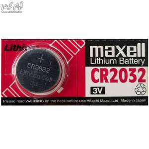 باتری سکه ای مکسل مدل CR2032  تک عددی
